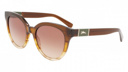 Longchamp LO697S Sunglasses, (701) STRIPED HONEY