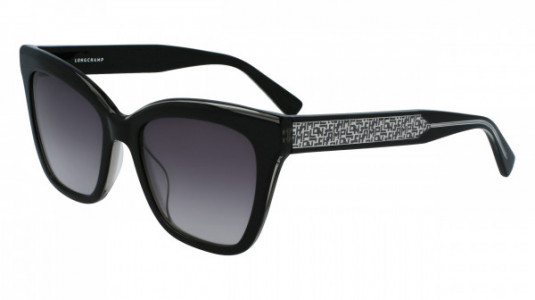 Longchamp LO699S Sunglasses, (001) BLACK
