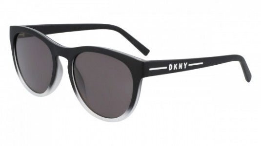 DKNY DK536S Sunglasses, (005) BLACK/CRYSTAL GRADIENT