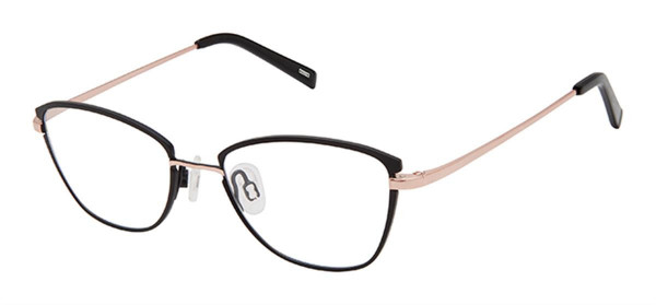 KLiiK Denmark K-692 Eyeglasses, M100-BLACK ROSE GOLD