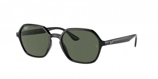 Ray-Ban RB4361 Sunglasses, 601/71 BLACK DARK GREEN (BLACK)