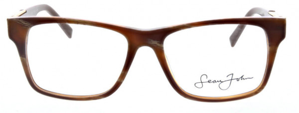 Sean John SJO5104 Eyeglasses, 200 Brown Striated over Tortoise