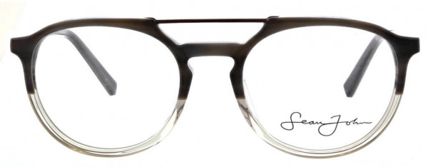 Sean John SJO5115 Eyeglasses, 035 Grey Horn To Crystal