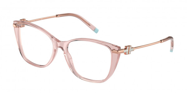 Tiffany & Co. TF2216 Eyeglasses, 8332 PEACH TRANSPARENT (HONEY)