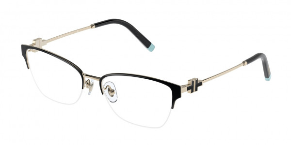 Tiffany & Co. TF1141 Eyeglasses, 6164 BLACK ON PALE GOLD (BLACK)