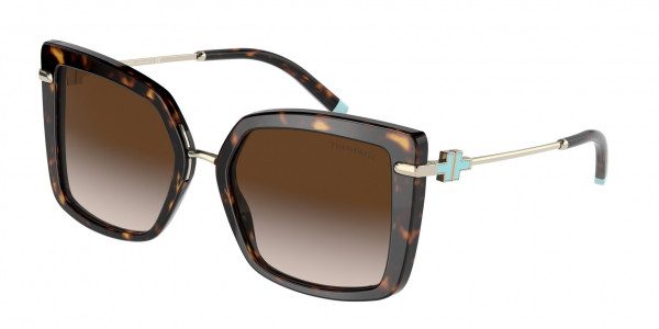 Tiffany & Co. TF4185 Sunglasses, 80153B HAVANA GRADIENT BROWN (TORTOISE)