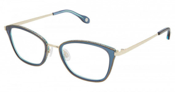 Fysh UK F-3678 Eyeglasses, S201-TEAL GOLD