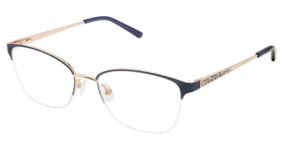SuperFlex SF-1137T Eyeglasses, S201-NAVY ROSE GOLD