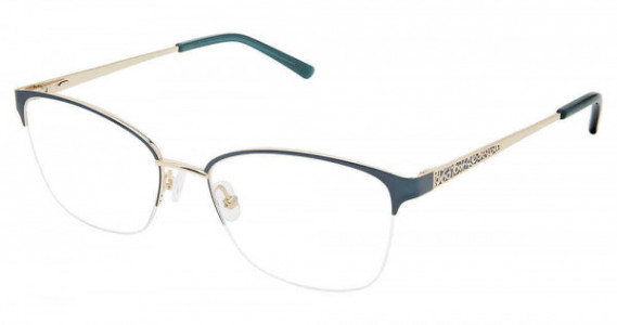 SuperFlex SF-1137T Eyeglasses, S204-TEAL GOLD
