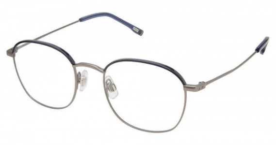 Evatik E-9224 Eyeglasses, S201-BLUE GUNMETAL
