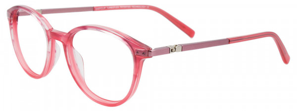 EasyClip EC581 Eyeglasses, 030 - Grad Crys Lt Pink & Pink/Pink