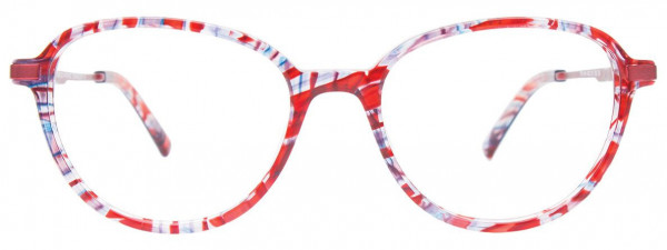 Takumi TK1164 Eyeglasses, 030 - Red Marbled/Satin Red