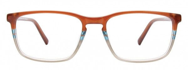 Takumi TK1179 Eyeglasses, 010 - Brown & Light Blue & Grey