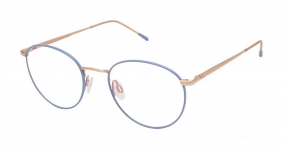 Kate Young K153 Eyeglasses, Slate/Rose Gold (SLA)
