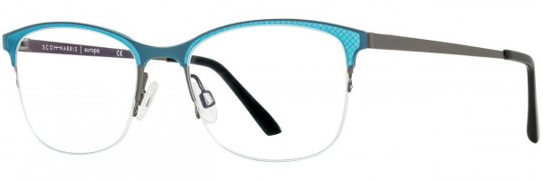 Scott Harris Scott Harris 562 Eyeglasses, 1 - Aqua / Gunmetal