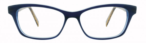 Scott Harris Scott Harris 498 Eyeglasses, 2 - Navy / Sky / Walnut