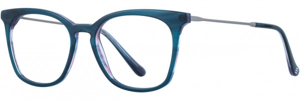 Cinzia Designs Cinzia Ophthalmic 5123 Eyeglasses, 2 - Teal / Graphite