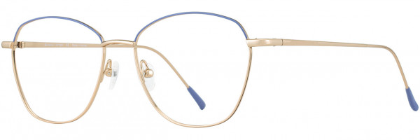 Cinzia Designs Cinzia Ophthalmic 5126 Eyeglasses, 3 - Slate / Rose Gold