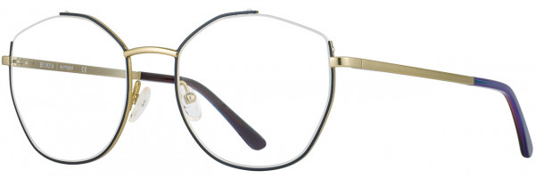 Cinzia Designs Cinzia Ophthalmic 5120 Eyeglasses, 3 - Midnight / Gold