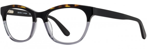 Cinzia Designs Cinzia Ophthalmic 5097 Eyeglasses, 1 - Black / Smoke / Tortoise