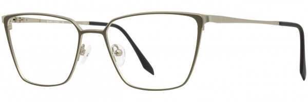 Cinzia Designs Cinzia Ophthalmic 5091 Eyeglasses, 3 - Olive / Satin Silver