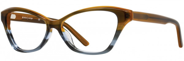 Cinzia Designs Cinzia Ophthalmic 5076 Eyeglasses, 2 - Amber / Slate Demi