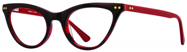 Cinzia Designs Cinzia Ophthalmic 5073 Eyeglasses, 1 - Ruby Demi / Ruby