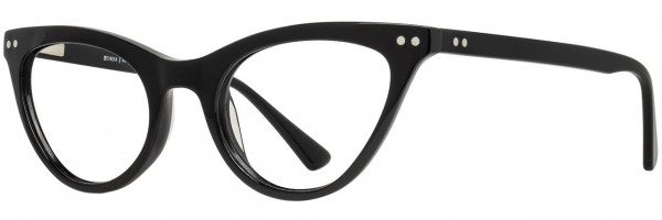Cinzia Designs Cinzia Ophthalmic 5073 Eyeglasses, 3 - Jet Black