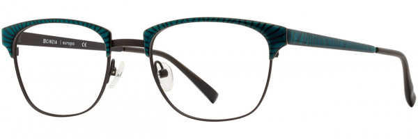 Cinzia Designs Cinzia Ophthalmic 5069 Eyeglasses, 2 - Iron / Cyan