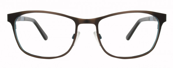 Adin Thomas Adin Thomas 316 Eyeglasses, 3 - Chocolate / Denim / Black