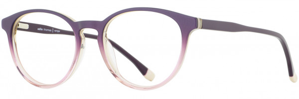 Adin Thomas Adin Thomas 464 Eyeglasses, 1 - Purple / Pink
