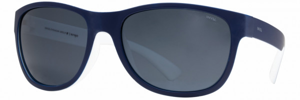 INVU INVU Sunwear 191 Sunglasses, Navy / White