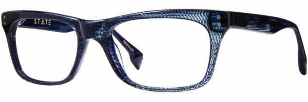 STATE Optical Co Archer Eyeglasses, 3 - Denim Pixel