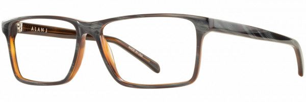 Alan J Alan J 102 Eyeglasses, 1 - Ebony / Russet