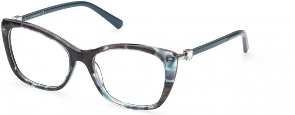 Swarovski SK5416 Eyeglasses, 056 - Havana/other