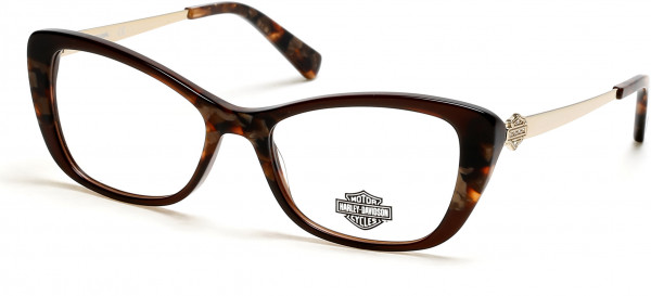 Harley-Davidson HD0557 Eyeglasses, 050 - Dark Brown/other