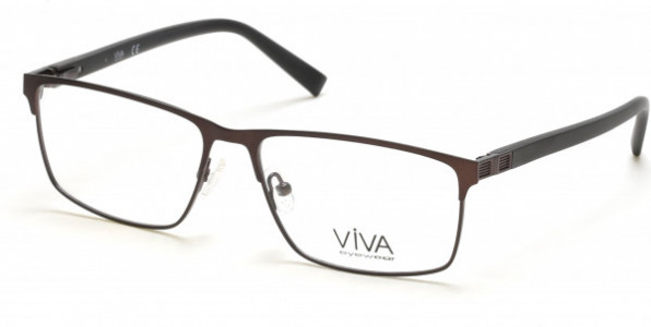 Viva VV4047 Eyeglasses, 049 - Matte Dark Brown