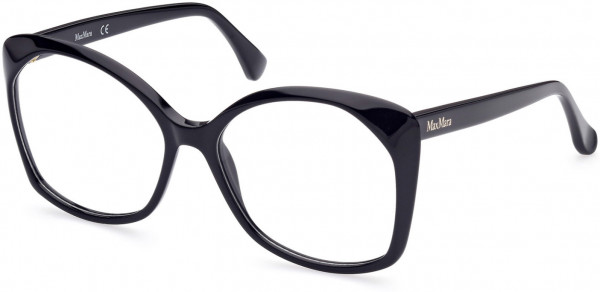Max Mara MM5029 Eyeglasses, 001 - Shiny Black