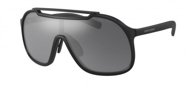 Giorgio Armani AR8151 Sunglasses, 50426G RUBBER BLACK (BLACK)