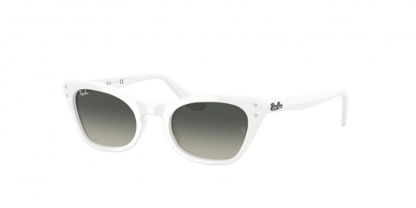 Ray-Ban Junior RJ9099S MISS BURBANK Sunglasses, 116/11 MISS BURBANK WHITE GREY GRADIE (WHITE)