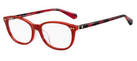 Kate Spade EVANGELINE/F Eyeglasses, 0C9A RED