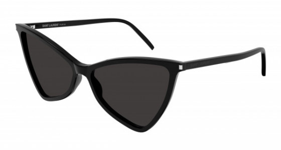 Saint Laurent SL 475 JERRY Sunglasses, 001 - BLACK with BLACK lenses