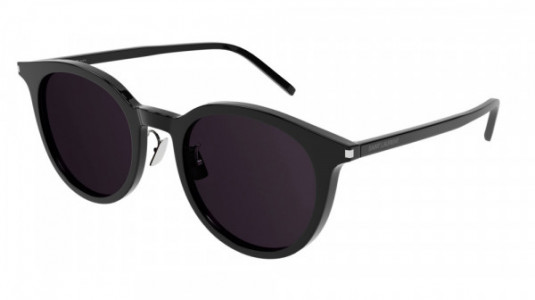 Saint Laurent SL 488/K Sunglasses, 001 - BLACK with BLACK lenses