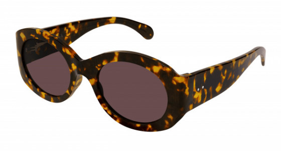 Azzedine Alaïa AA0047S Sunglasses, 002 - HAVANA with BROWN lenses