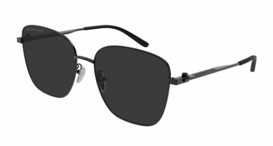 Balenciaga BB0165SA Sunglasses, 001 - GREY with GREY lenses