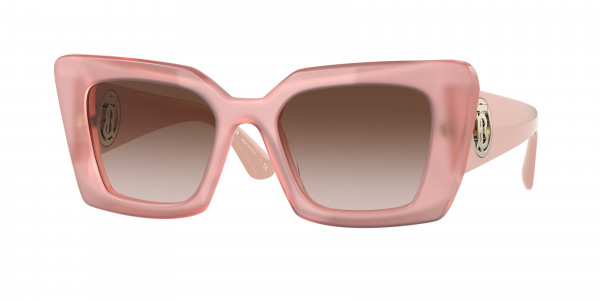 Burberry BE4344 DAISY Sunglasses, 387413 DAISY PINK BROWN GRADIENT (PINK)