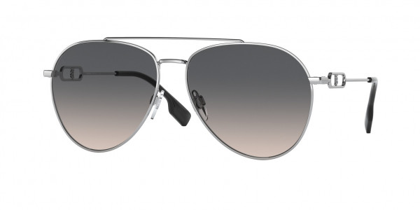 Burberry BE3128 CARMEN Sunglasses, 1005G9 SILVER (SILVER)