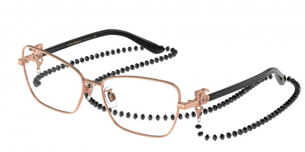 Dolce & Gabbana DG1338 Eyeglasses, 1298 PINK GOLD (PINK)
