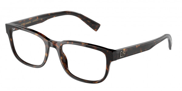 Dolce & Gabbana DG3341F Eyeglasses, 502 HAVANA (TORTOISE)