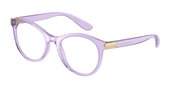 Dolce & Gabbana DG5075 Eyeglasses, 3045 TRANSPARENT VIOLET (VIOLET)
